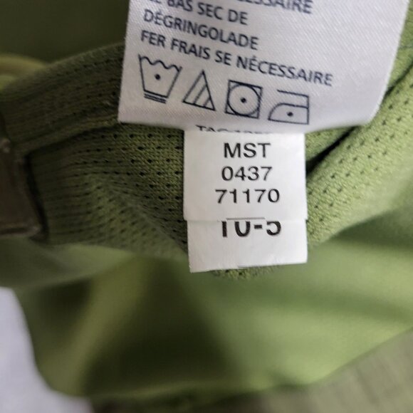 5.11 Tactical Shirt Mens Medium Covert Carry Pocket Snap Button Green Plaid - Picture 9 of 9